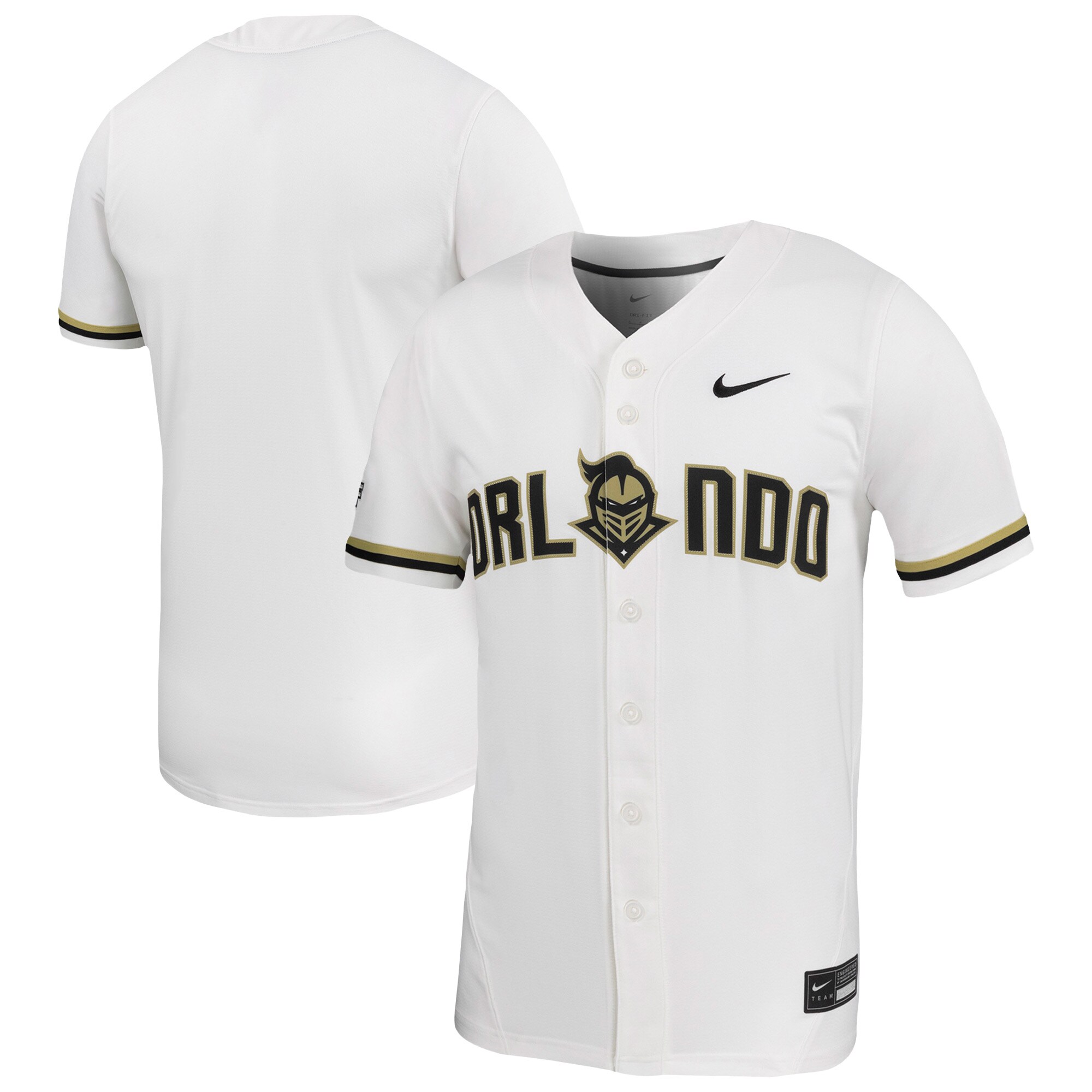 [NJP] UCF Knights Replica Baseball Jersey - White