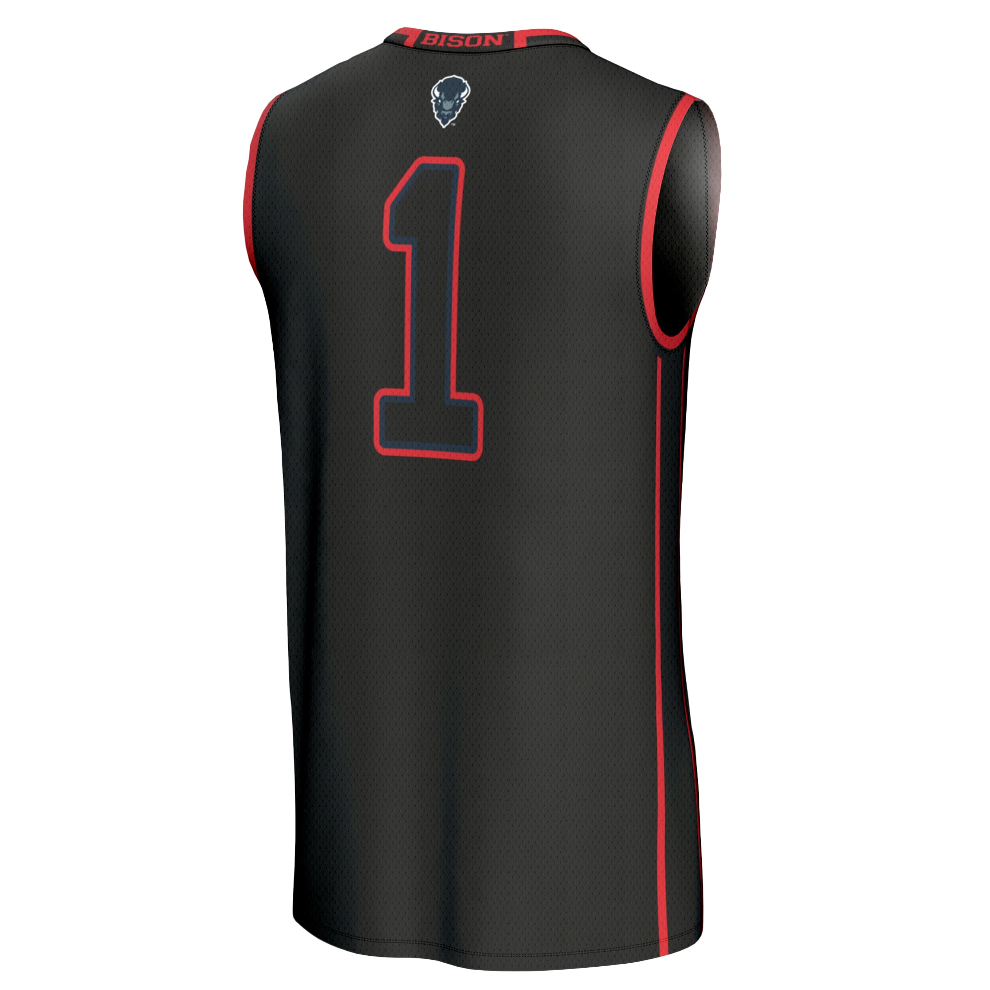 [NJP] Howard Bison GameDay Greats Unisex Lightweight Collegiate Basketball Fashion Jersey - Black