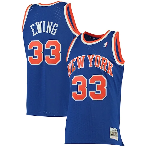 Patrick Ewing NYK Swingman Jersey - fashionable exclusive - Blue