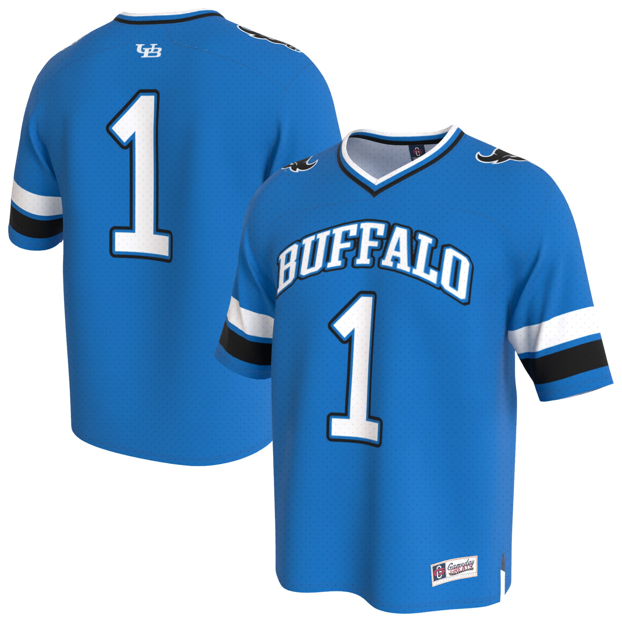Buffalo Bulls GameDay Greats Youth Lightweight Collegiate Football Fashion Jersey - Royal
