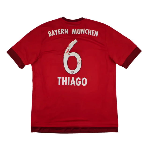2015-16 Bayern Home Shirt (L) (L) Stretch Fabric Reinforced Seams