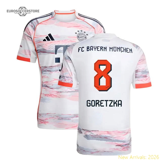 2025-2026 Bayern Munich Away Shirt (Goretzka 8)
