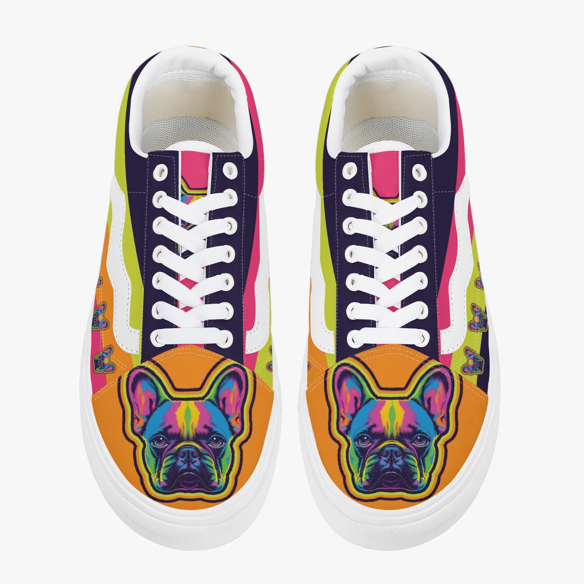 Street-Ready Bea - Trendy Low-top Canvas Sneakers for Everyday Wear