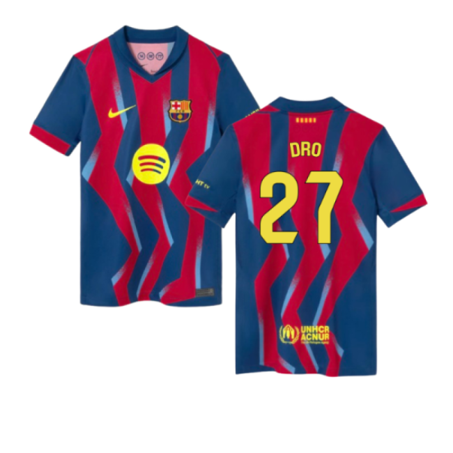 Barcelona 2024-25 Fan Version For Kids (Dro Game Day Jersey