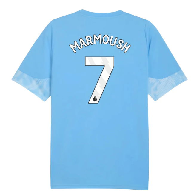 Man City 2025-20 Training Football Shirt Marmoush Signature 7 L M S