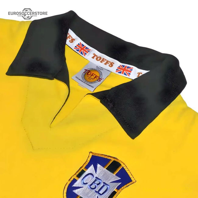 Official Football Brazil Jersey - Quick-dry Modern Vintage