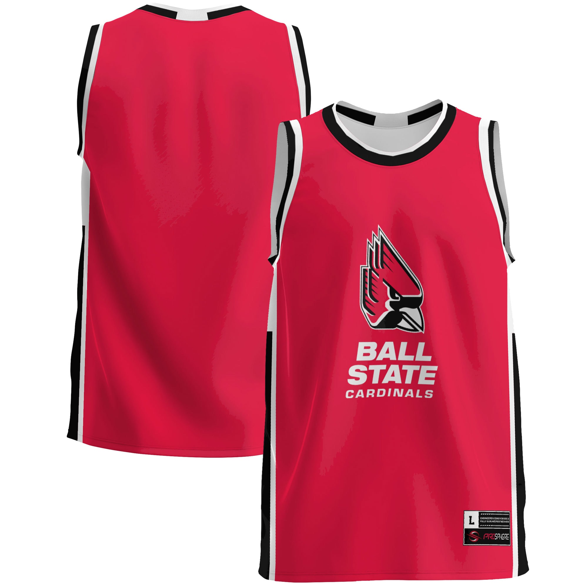 [NJP] Women's Ball State Cardinals GameDay Greats Lightweight Basketball Jersey - Cardinal
