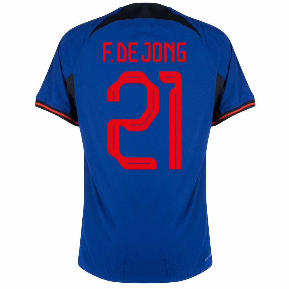 NETHERLANDS Fan Edition AWAY WORLD CUP 2022 F. DE JONG JERSEY