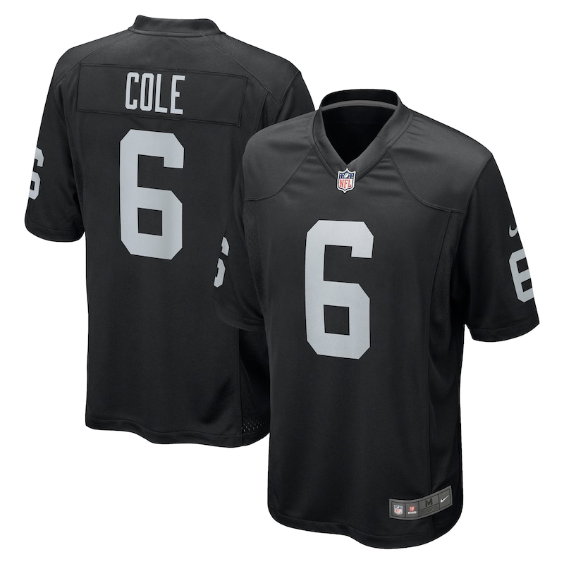 None AJ Cole Las Vegas Raiders Historic Franchise Replica Jersey