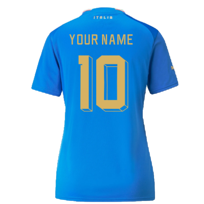 2022-2023 Italy Home Shirt (Ladies) (Your Name) Netherlands
