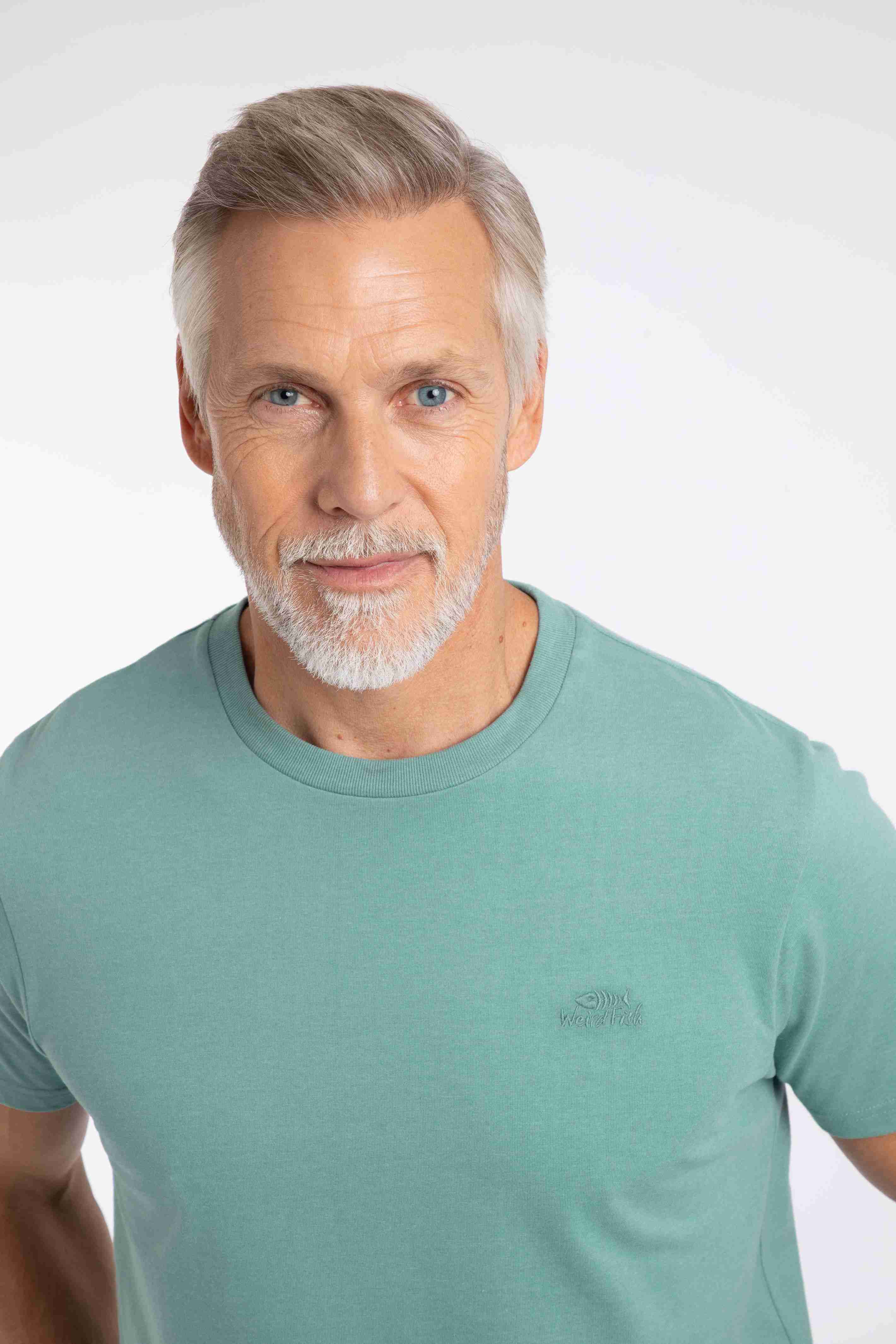 Hooked Branded T-Shirt Mineral Blue