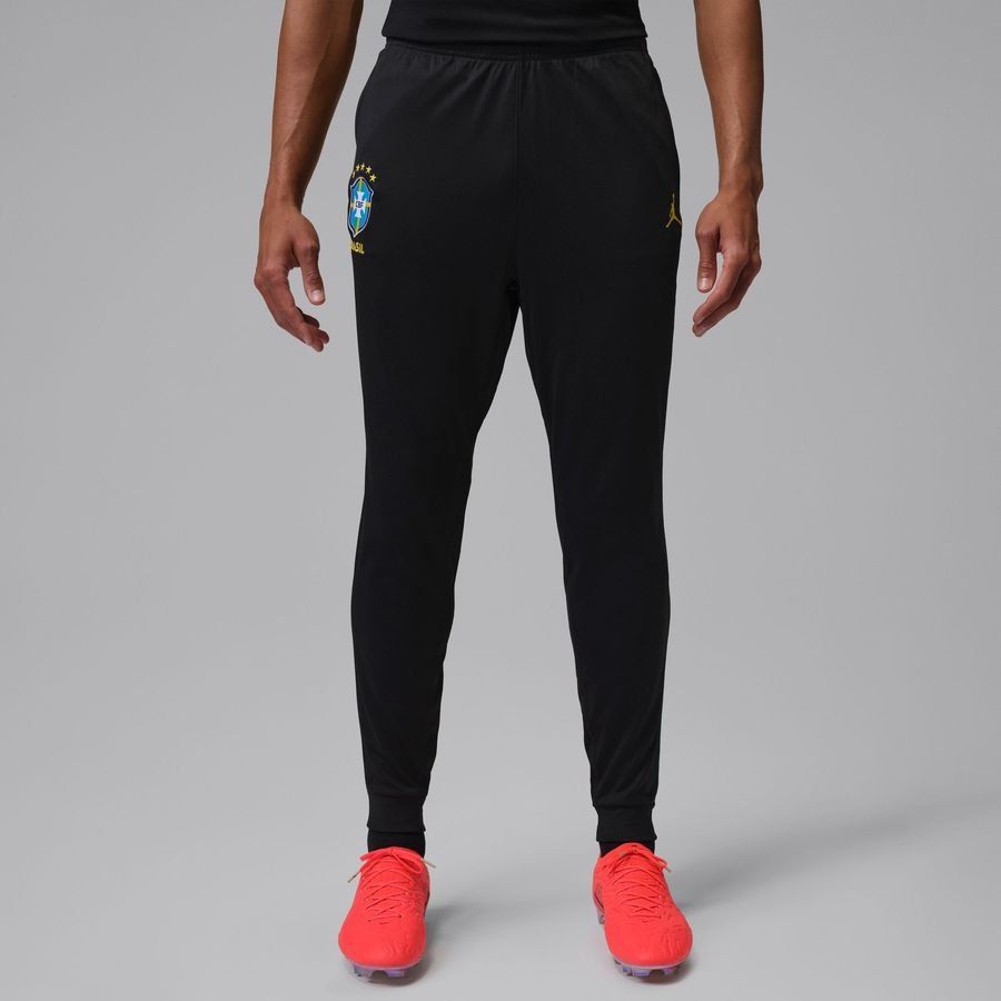 Brazil X Jordan Track Pants Dri-FIT Academy Pro World Cup 2026 - Black/Yellow/Light Menta