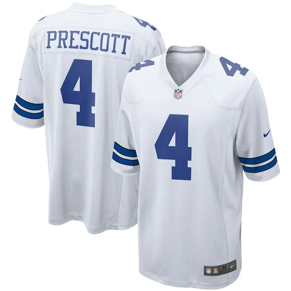 Performance DAL Cowboys Game Jersey - White | NFL Fan Apparel