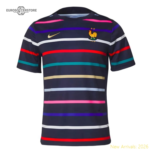 2024-2025 France Academy Pro Home Pre-Match Top (Navy)
