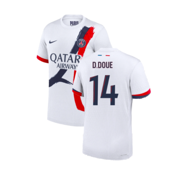 2024-2025 PSG Away Soccer Jersey (D.Doue 14) | Sale Price
