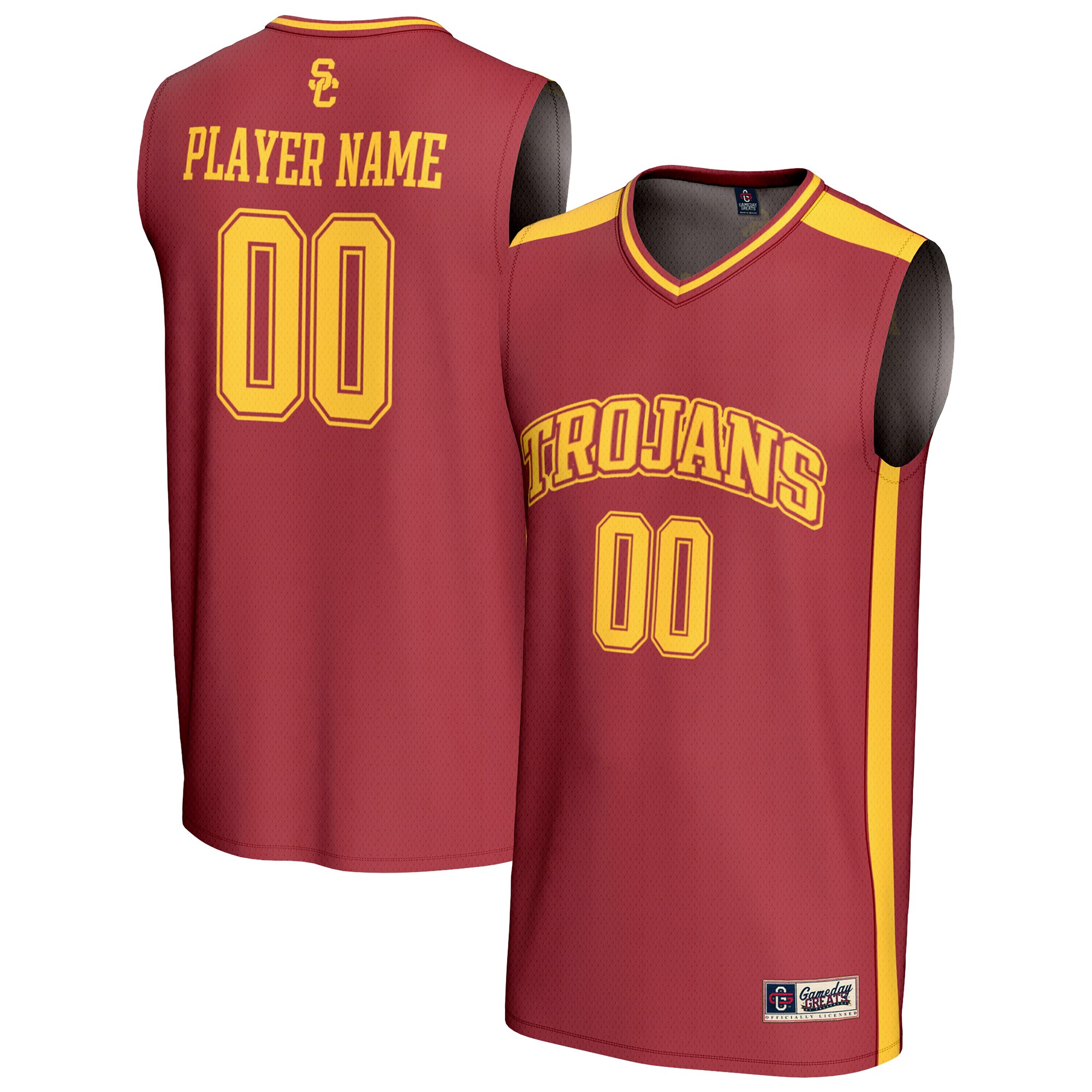 [DDG] USC Trojans GameDay Greats Youth NIL Pick-A-Player Lightweight Collegiate Women's Basketball Fashion Jersey - Cardinal