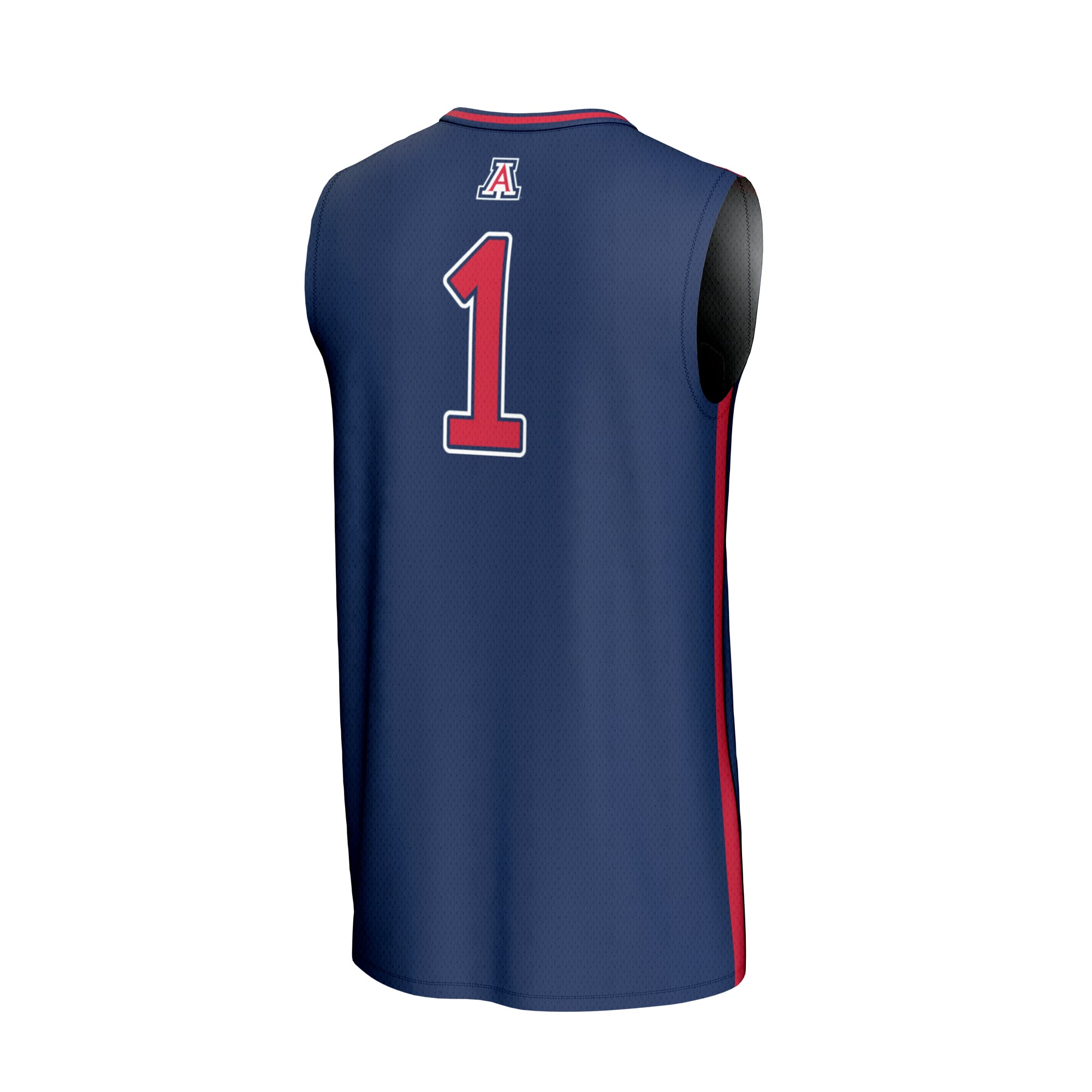 #1 Arizona Wildcats GameDay Greats Unisex Lightweight Collegiate Basketball Fashion Jersey - Navy