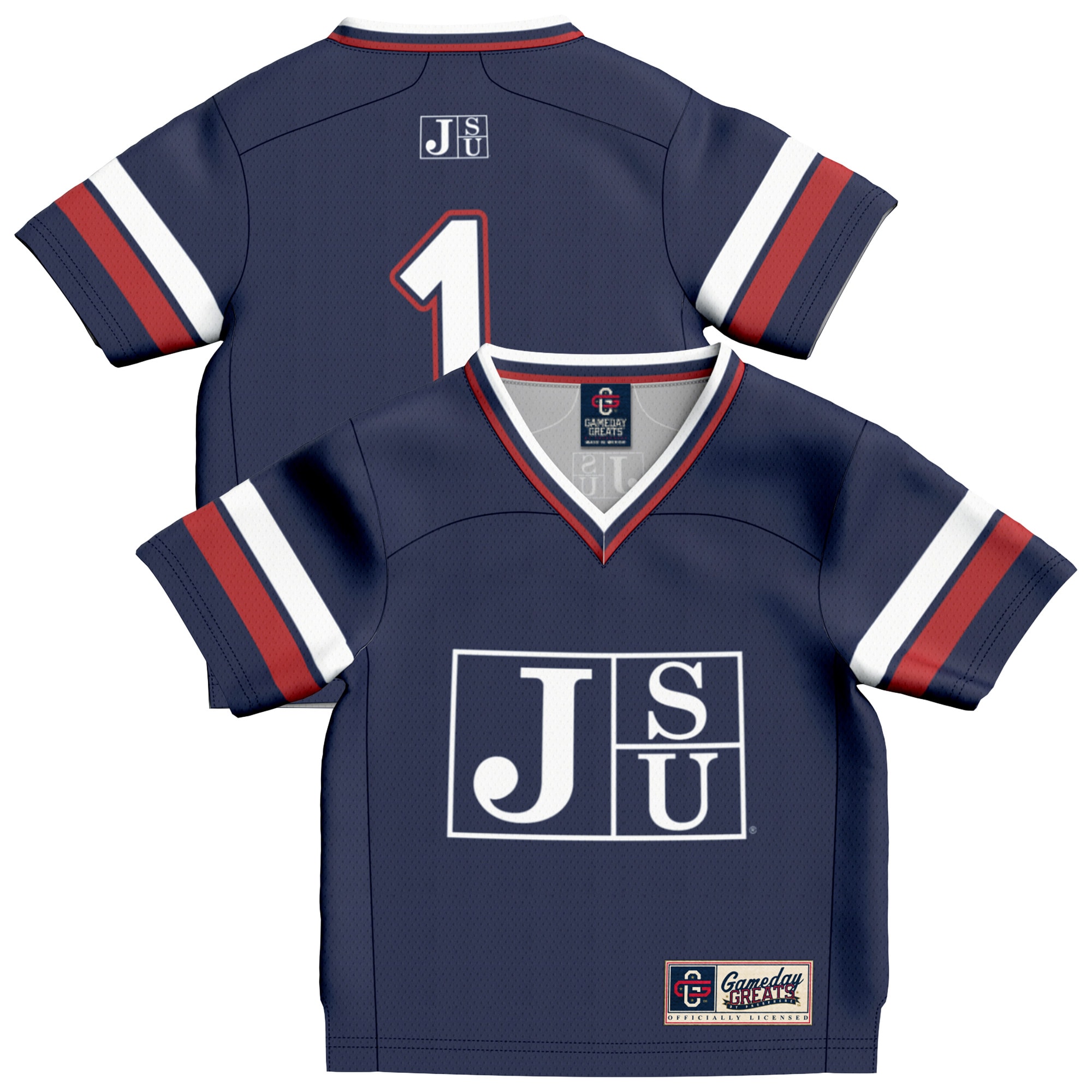 #1 Jackson State Tigers GameDay Greats Toddler Lightweight Collegiate Football Fashion Jersey - Royal