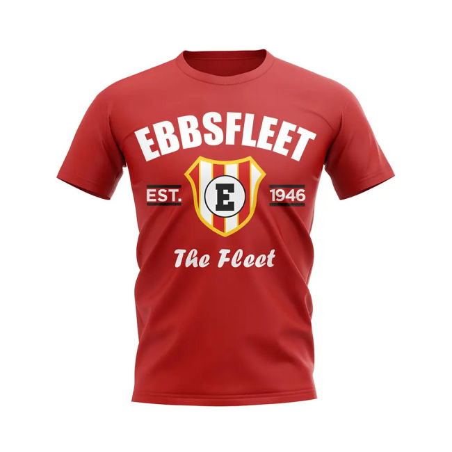 Ebbsfleet Established Football T-Shirt (Red) | Elite | Player Issue