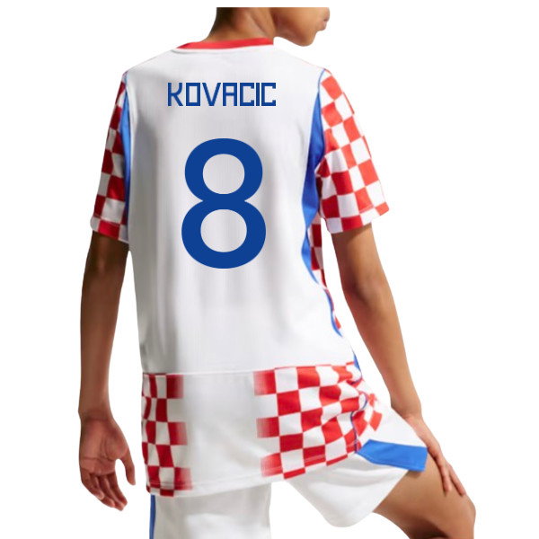 Supporters Elite Croatia 2026-2027 Home Shirt (Kids) (Kovacic 8)