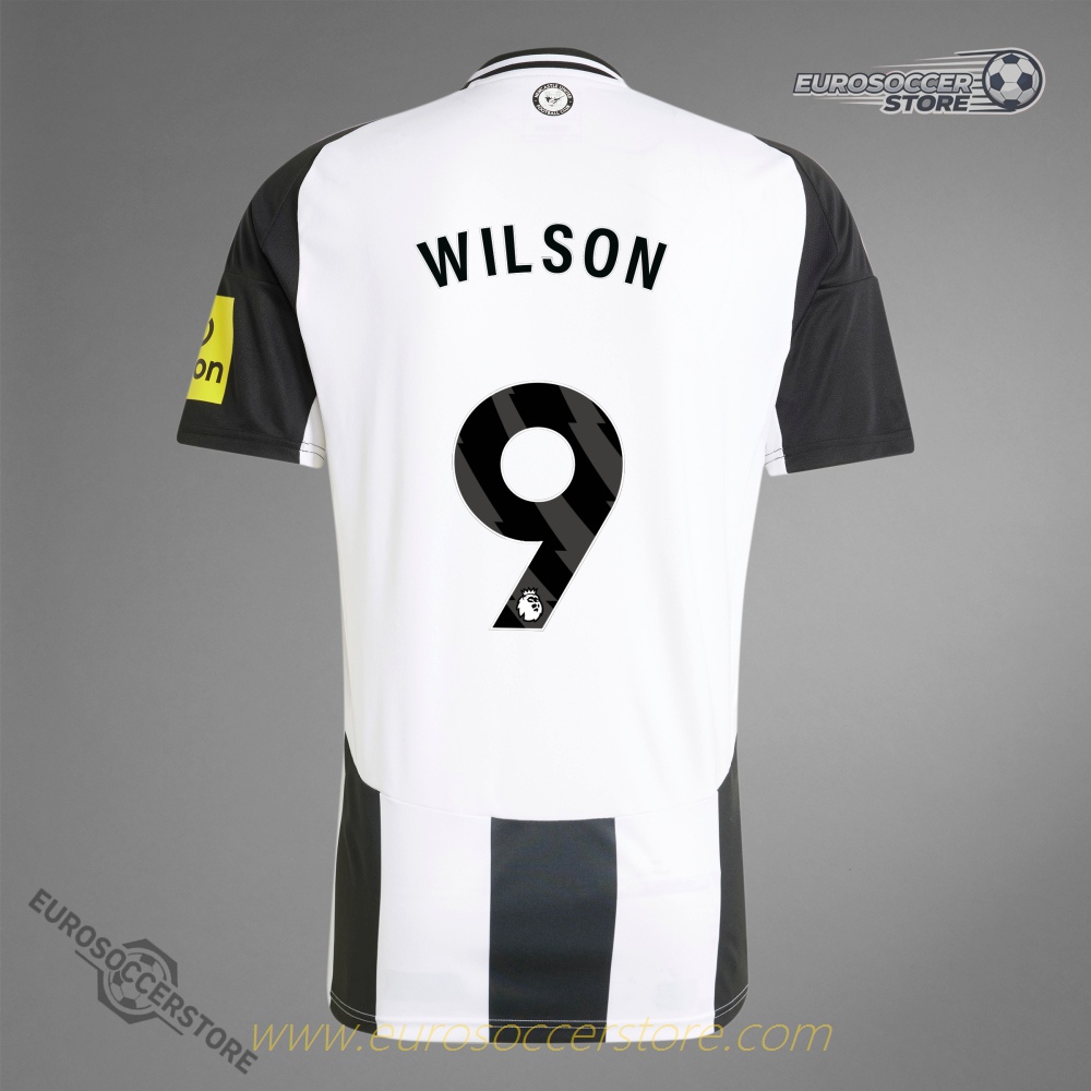 Newcastle United's WILSON 9 Home Jersey for the 24-25 season.
