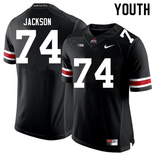 Youth(kids) Ohio State Buckeyes Donovan Jackson #74 Pro Replica
