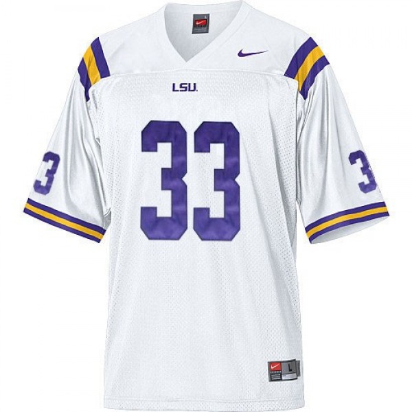Game-day Ready Youth Lsu Tigers #33 Odell Beckham White Design