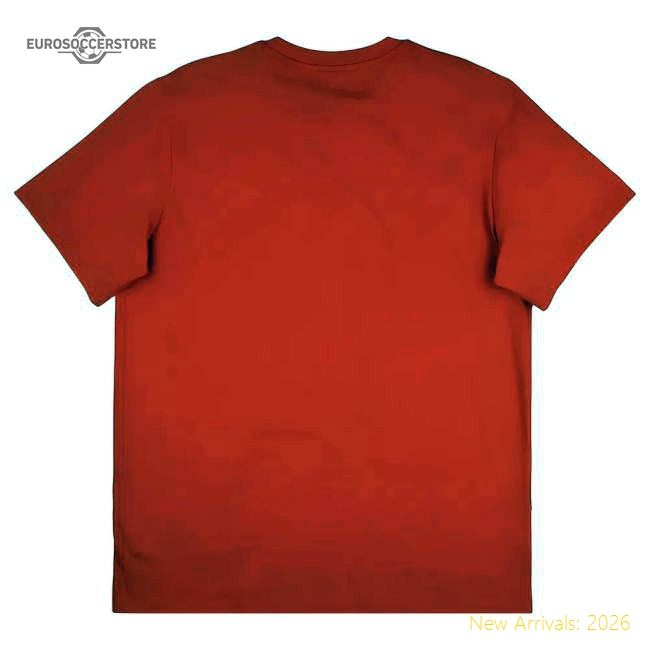 2025-2026 Bayern Munchen Seasonal Graphic Tee (Red) For Football Fans