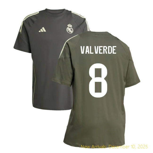 Professional 2025-2026 RM Real Madrid Training Tee (Utility Grey) 63