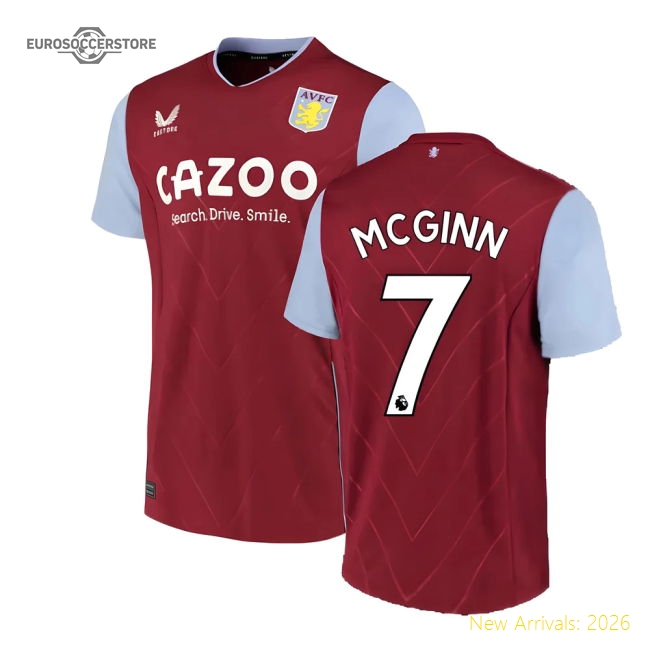 Premium 2022-2023 Aston Villa Home Shirt (mcginn 7) - Premium Quality