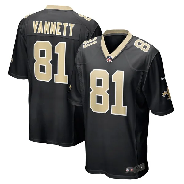 New Orleans Saints Game NFL Jersey - Black | Pro-Level Football App...