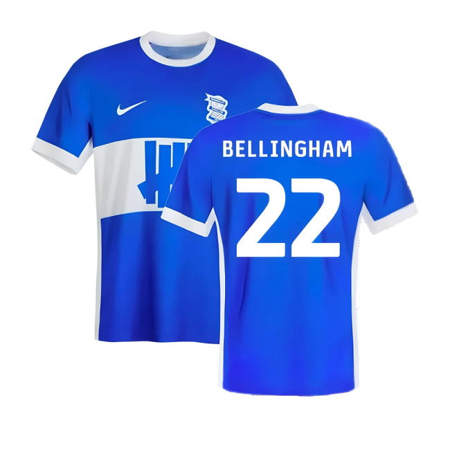 Authentic Football Birmingham City Home Shirt Bellingham #22 Authe...