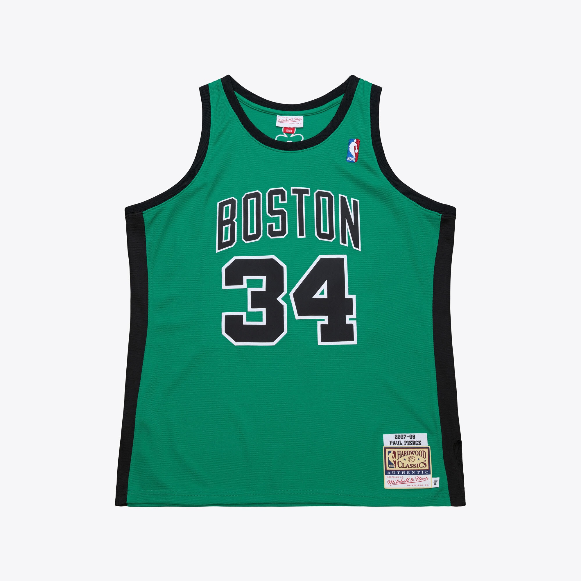 [JED] Paul Pierce Boston Celtics 2007-08 Hardwood Classics Authentic Jersey - Kelly Green