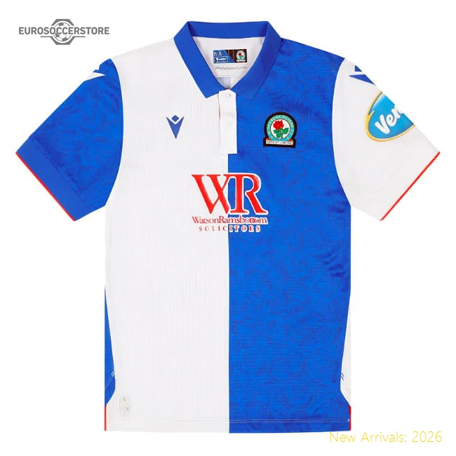 Blackburn Rovers Home Kit 2024-2025 Supporter Jersey