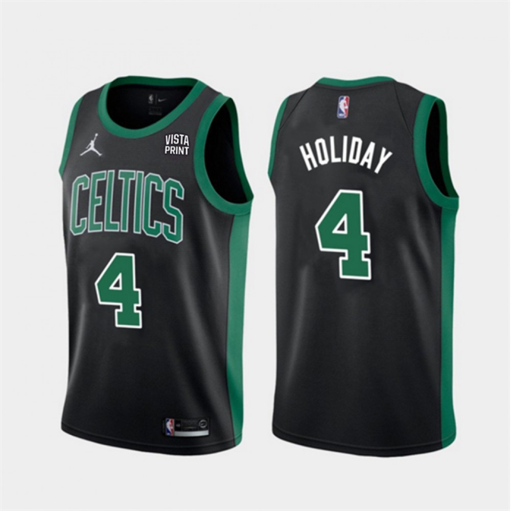 Performance 4 Boston Celtics Jersey Black - - Fan Favorite