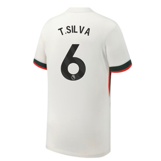 2025-20 Chelsea Away Jersey Silva #6 L S Kids