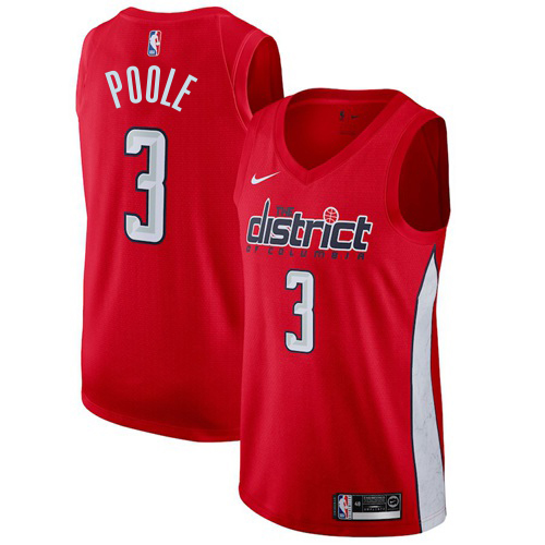 Nike Raptors Red Nike Wizards #3 Jersey - Basketball Jersey