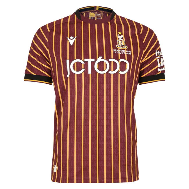 2025-2026 Home Shirt by Bradford City (Men