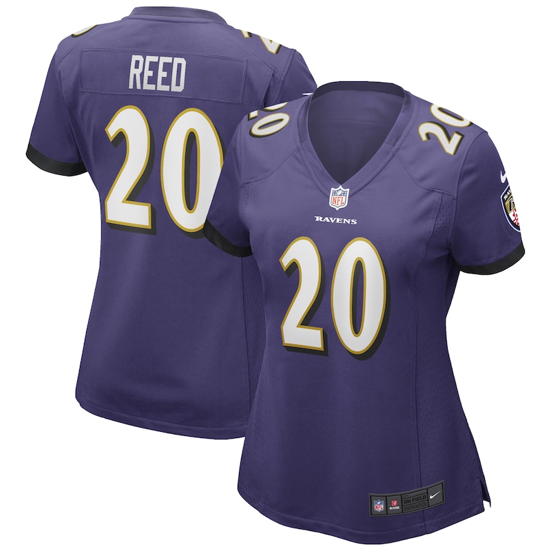 None Ed Reed BAL Ravens Retro Game-Ready Jersey Game Day Wear