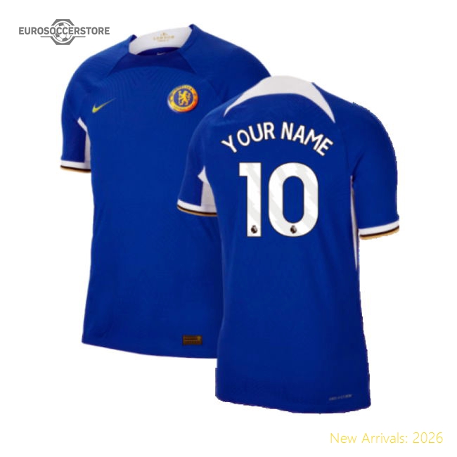 Official 2023-2024 Chelsea Home Authentic Shirt (your Name) - Premium