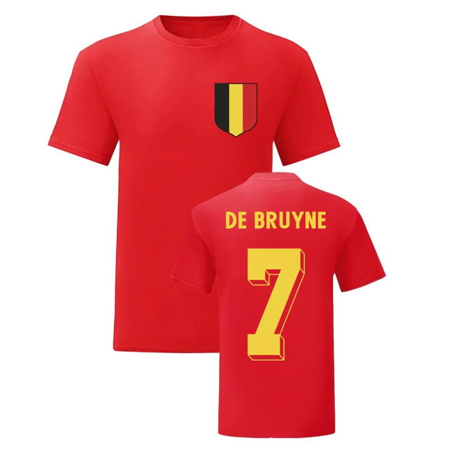 Updated Breathable Belgium Home Football Shirt