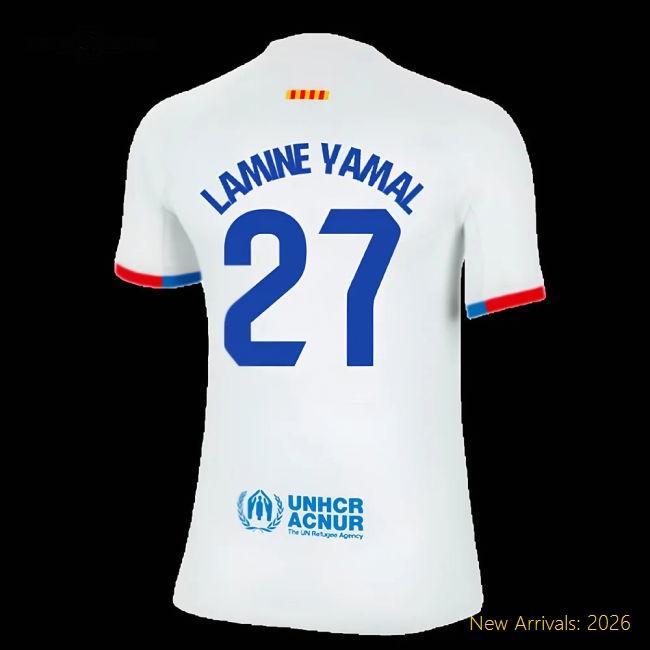 Stylish Ladies Football Team Lamine Yamal Jersey 2023-2024 Quick-dry