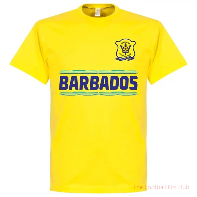 Men Barbados Team T-Shirt - Yellow
