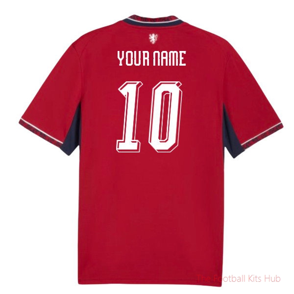 Czech Republic 2026-2027 Home Shirt Custom Name Match Jersey