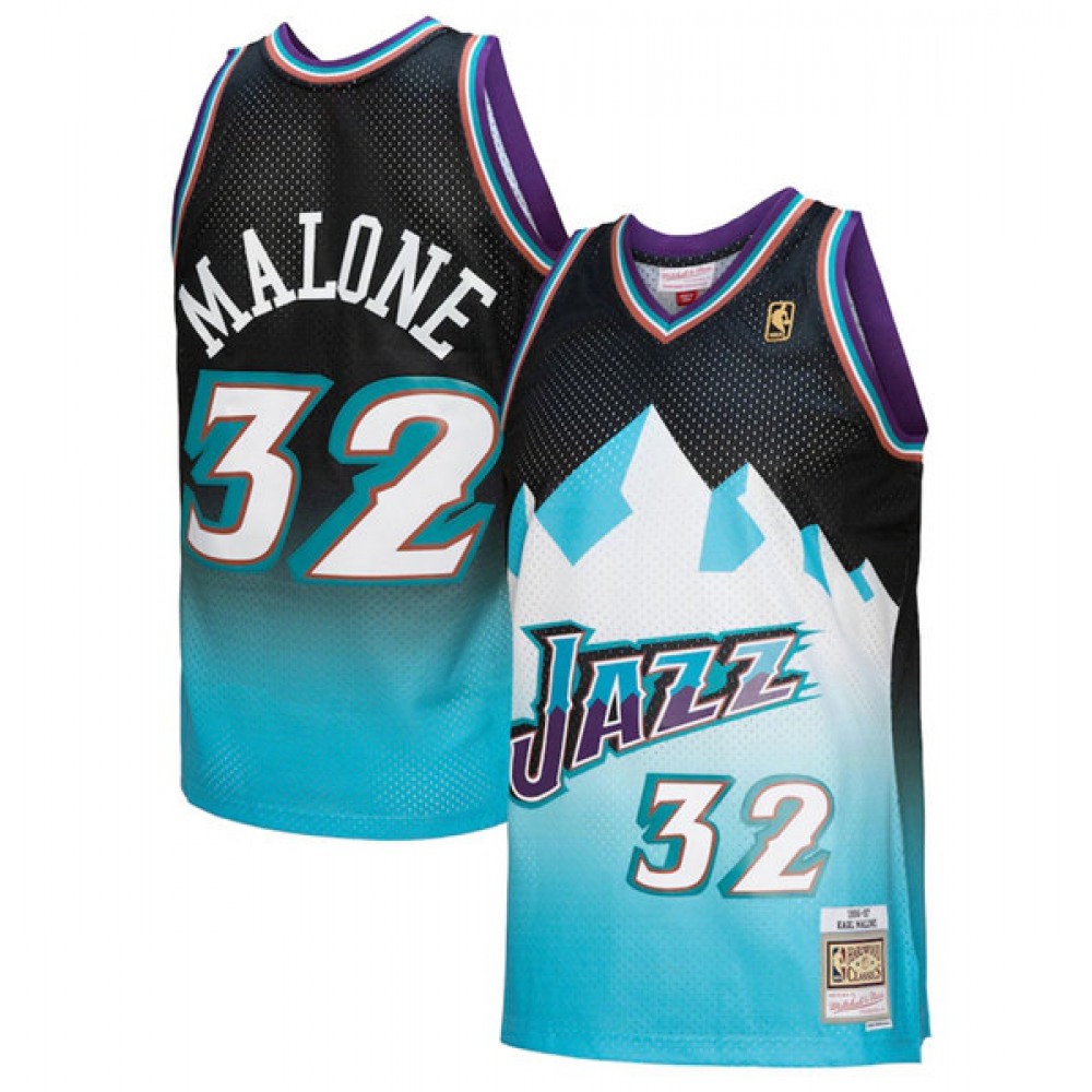 Professional Grade Men's Jazz #32 Karl Blue Basketball Jersey
