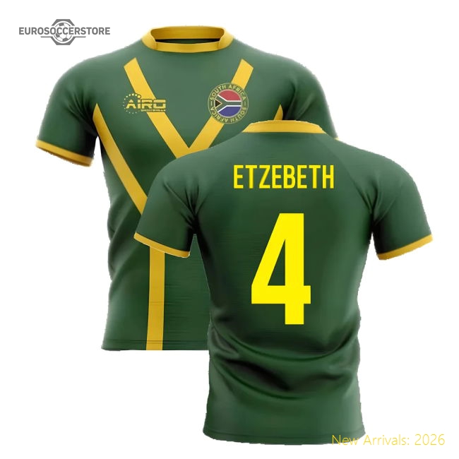 2025-2026 South Africa Springboks Flag Concept Rugby Shirt (etzebet