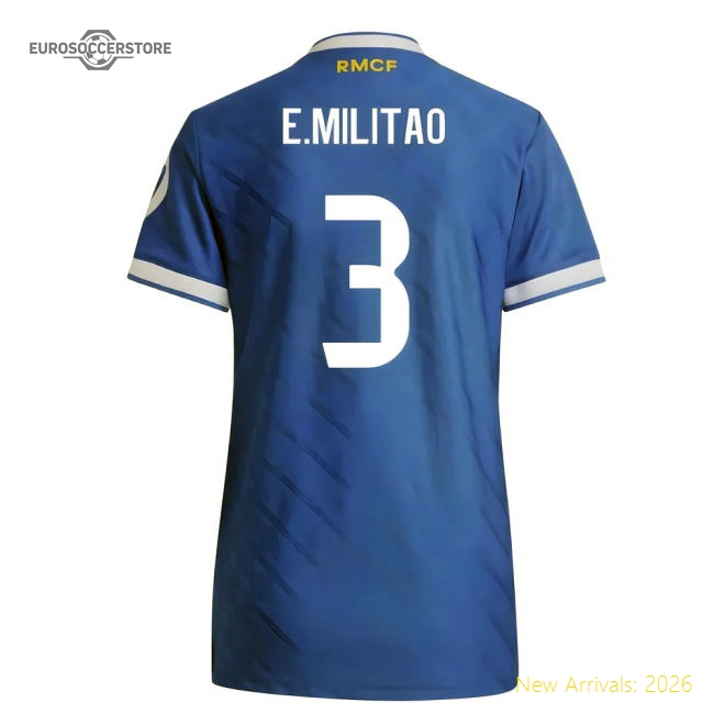 Best-Selling 2025-2026 Real Madrid Authentic Third Shirt (Womens) (E.Militao