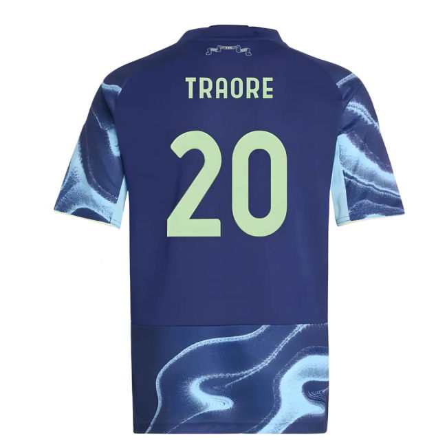 Official 2025-2026 Ajax Away Away With Classic Design - Youth Academy