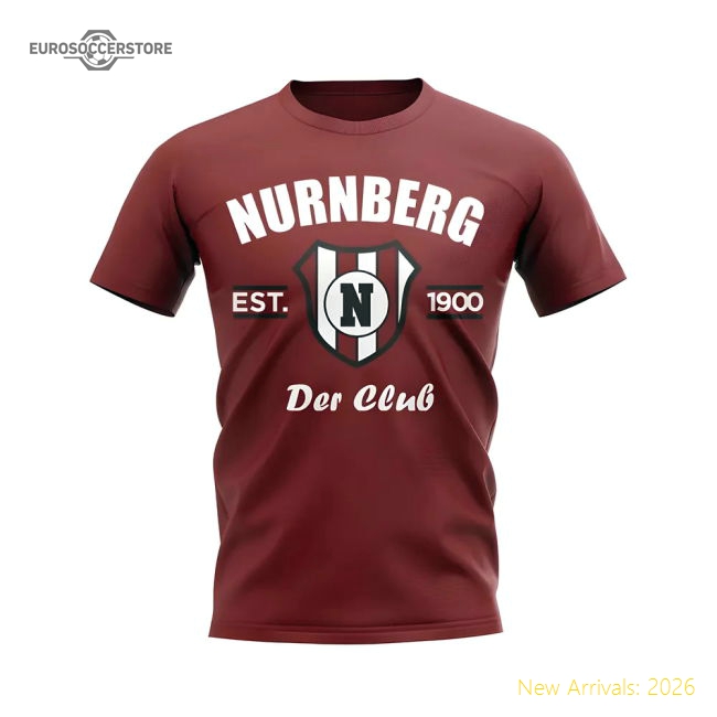 Nurnberg Established Football Supporter Tee (maroon) - Official Design