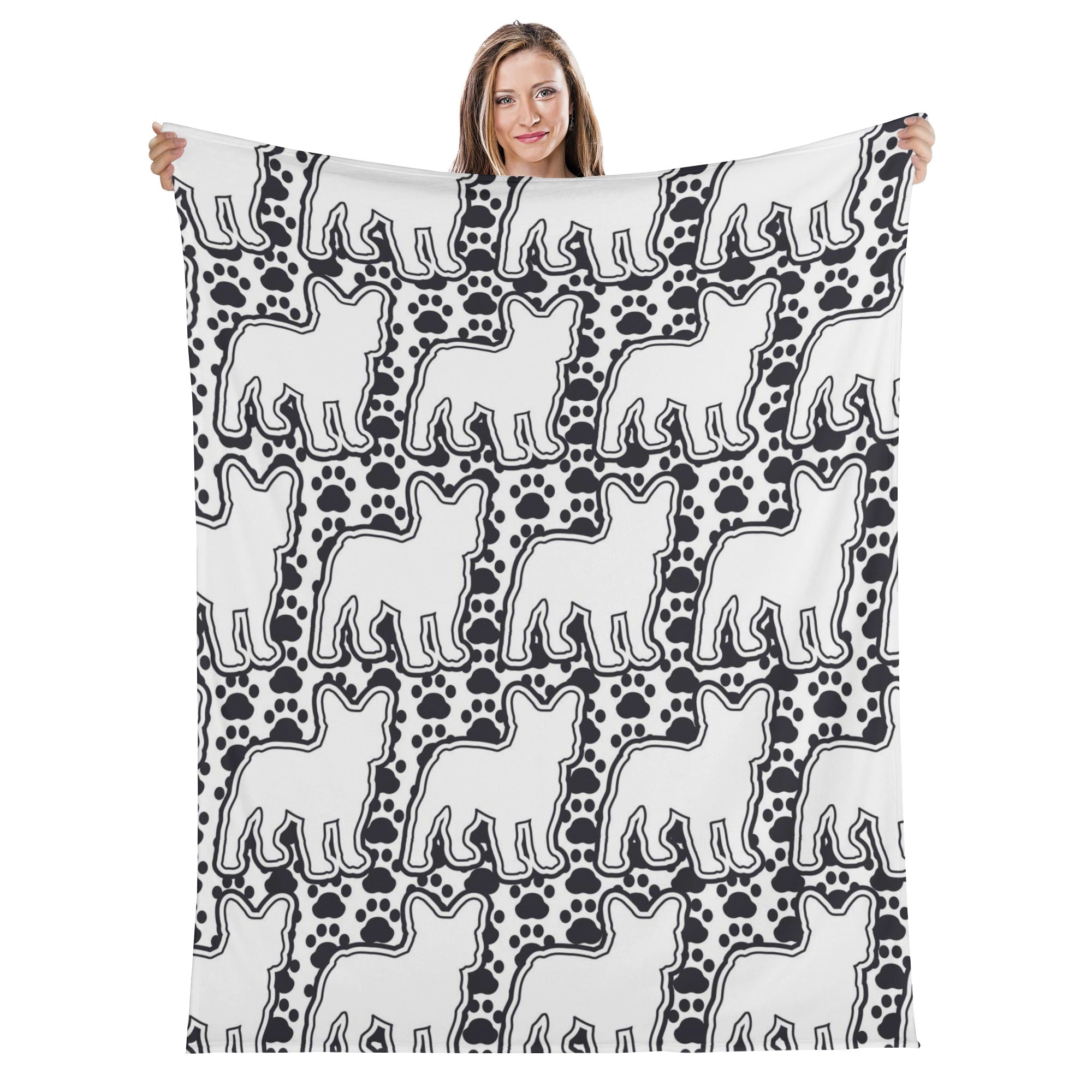 French Bulldog Elvis Blanket Cute Frenchie Essential